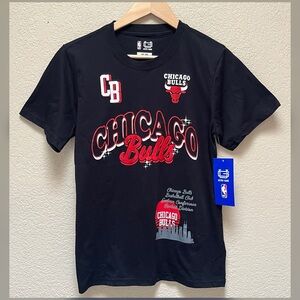 Chicago Bulls Basketball NBA Team Logo T-Shirt Boy Youth Size XL (18/20)